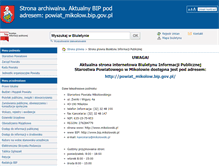 Tablet Screenshot of bip.mikolowski.pl